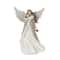 Winter Angel Figurine with Bird Accent Set